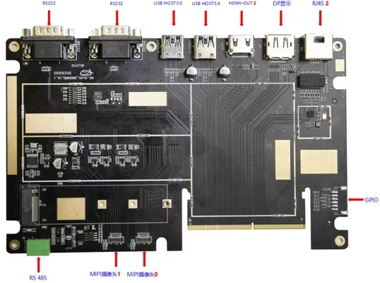 RK3588 Octa-core CPU 8K AI Edge Computing Industrial PCB PCBA Electronic Circuit Board