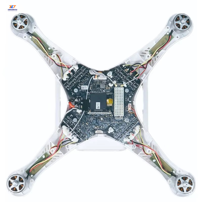 FR-4/High TG FR-4/CEM-3/M4/M6/Rogers Custom UAV PCBA with SMT and VIA Technology