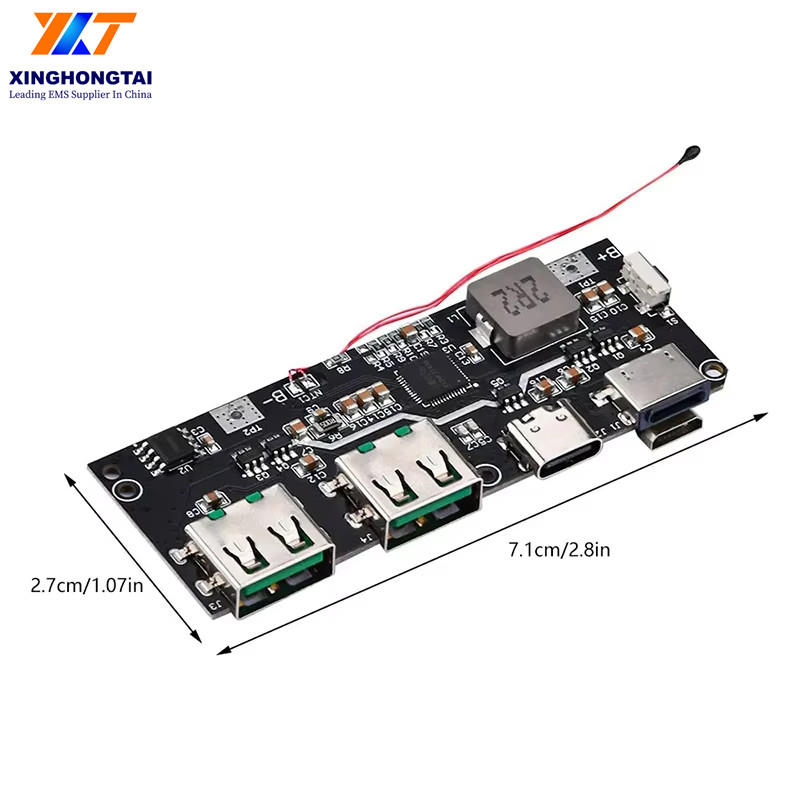 Fast Charging 22.5W Power Bank PCB board 5 Port Bidirectional Mobile Power Module Circuit Board support QC4+PD3.0