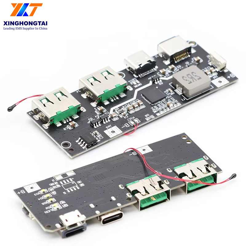 Fast Charging 22.5W Power Bank PCB board 5 Port Bidirectional Mobile Power Module Circuit Board support QC4+PD3.0