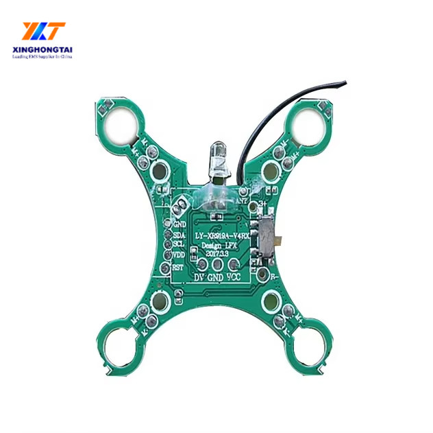 Fast Turnaround Quick Turn PCB Assembly with OSP Surface Finish and 0.1mm Hole Min